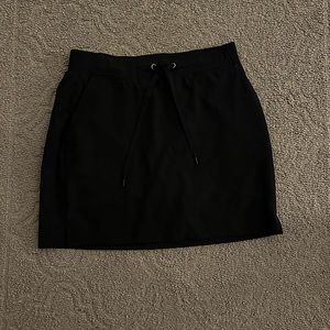 Athletic Black Skort